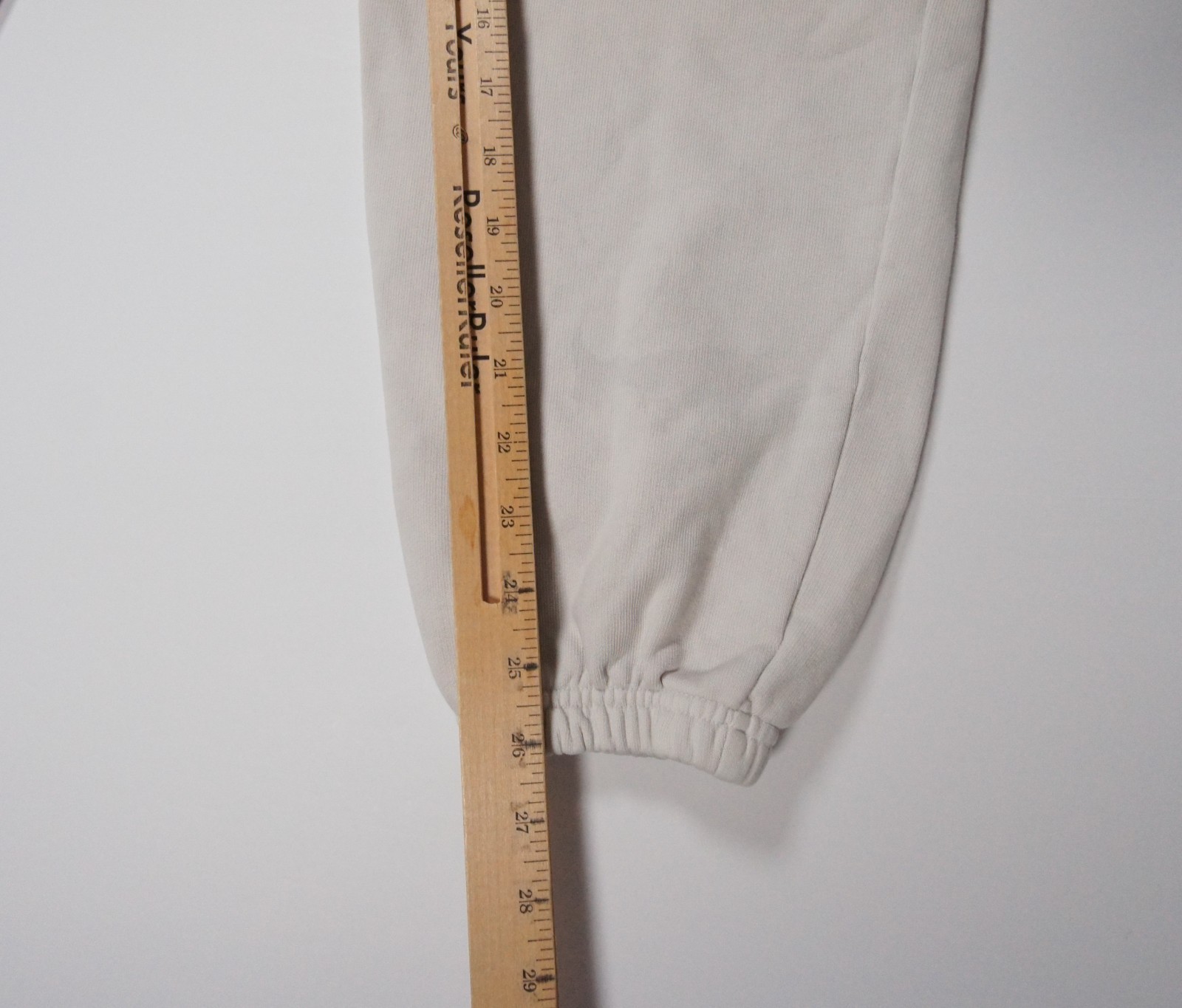 Elwood Pants Mens Medium White Sweatpants Lounge Casual Streetwear FLAWS READ*