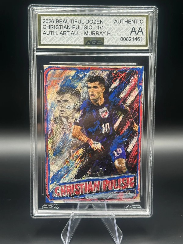 2026 The Beautiful Dozen Christian Pulisic 1/1 Custom Art Card Murray Henderson