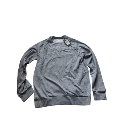 Under Armour Rival Fleece Crewneck Gray Size Small