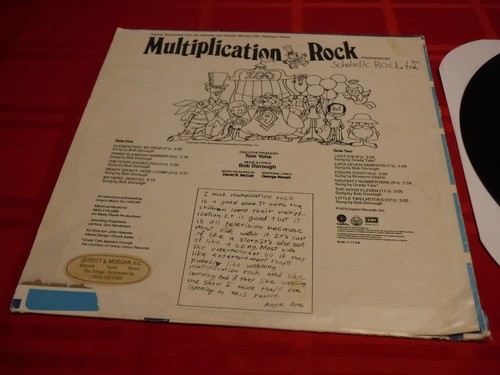 Schoolhouse Rock Multiplication 1973 LP Bob Dorough Grady Tate Blossom Dearie - Imagen 7 de 8