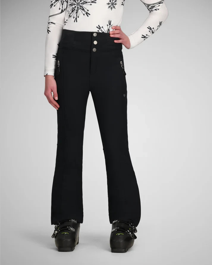 Pantalon de ski Obermeyer imperméable et chaud pour femme, taille S coloris noir