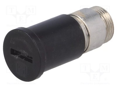 500VAC 16A schwarz Adapter 6,3x32mm -40÷85°C FUL UL94V-0