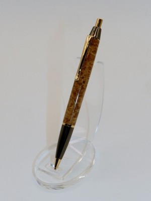 Handmade Ballpoint Click Pen made with Box Elder Burl. Makes A Great Gift! #97