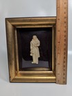 Vintage Shadow Box Wall Plaque Wood Frame Gold Gilt Trim 3D Regency Dandy Figure — photo 5