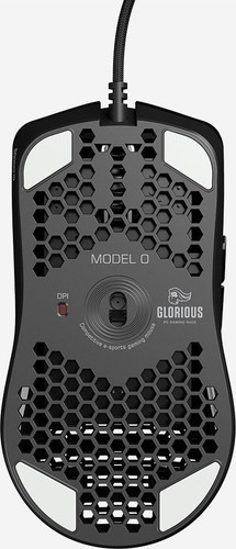 Glorious Model O schwarz matt, USB Maus - Bild 5 von 5