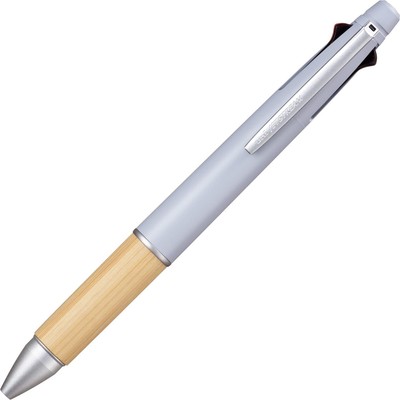 Jetstream Multi Functional Pen 4 in 1 Bamboo Smooth Writing Blue Gray Natural
