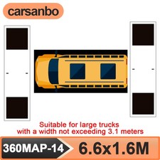 360 Camera Calibration Map 6.6*1.6M Fit RV Truck ≤3.1m Width DV702AI DV703AI 