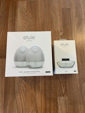 Elvie Pump Silent Wearable Double Electric Breast Pump with BPA-Free Bottles