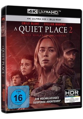 A Quiet Place 2 (4K Ultra-HD) (+ Blu-ray 2D) NEU EMILY BLUNT.  CILLIAN MURPHY