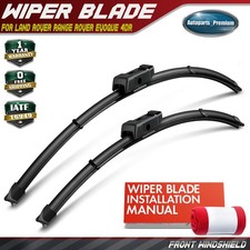2x Front 26" & 21" Windshield Wiper Blades for Land Rover Range Rover Evoque 4dr