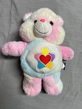 Care Bears True Heart Bear Rainbow Pastel Plush Toy 27cm