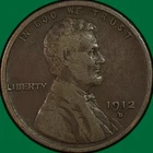 1912-D Lincoln Wheat Cent Very Fine VF Coin, Minor Corrosion #39960