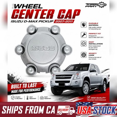 Wheel Cap Center Hub Cover Silver For Isuzu D-max Dmax Pickup RA RC 2007-2011