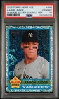 2025 Topps Heritage Aaron Judge Chrome Refractor Silver Sparkle PSA 10