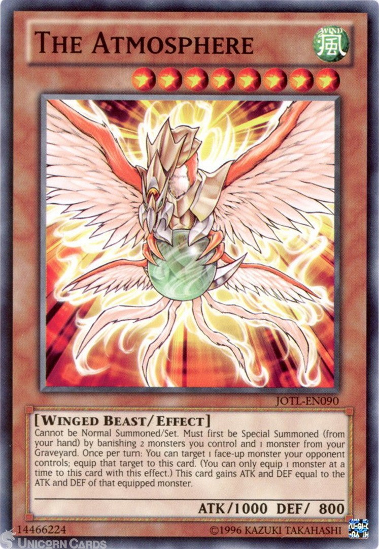 JOTL-EN090 The Atmosphere : Common UNL Edition Mint YuGiOh Card