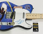 SHAQUILLE O'NEAL SIGNED CUSTOM ELECTRIC GUITAR LOS ANGELES LAKERS SHAQ JSA COA — photo 2
