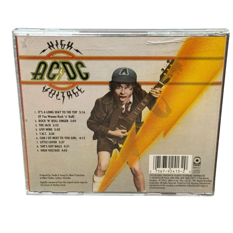 AC/DC классический рок компакт-диск лот из 5 Highway to Hell высокого напряжения грязные дела - Изображение 4 из 4