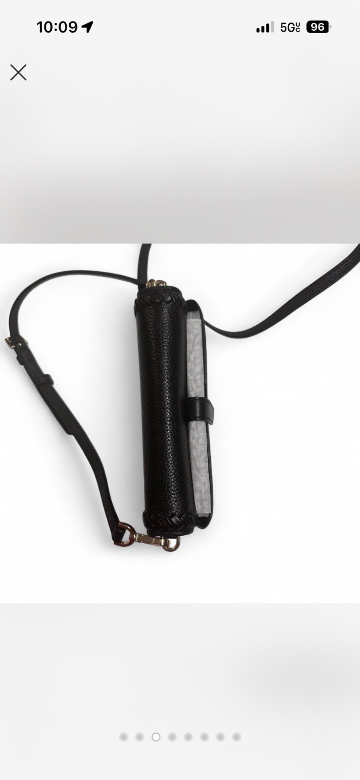 Michael Kors Crossbody Black Back Brand New With Tags Missing Snap  thumbnail 3