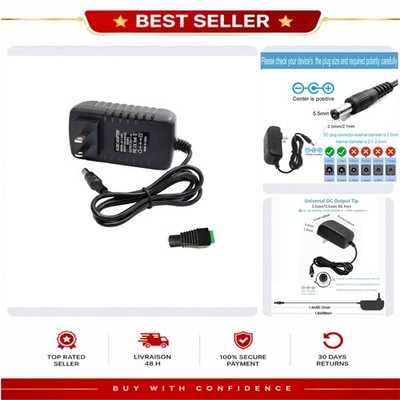 24V 1A AC/DC Power Supply Adapter 100-240V 24W Switching Converter 5.5mm x