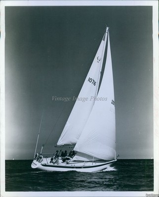 Florida Sailboat Watercraft Sailing Recreation Mast Historic Vintage Photo 8x10