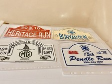 12x Mg Car Club Rally Plaques 2004 2010 Bunyan Run Shakedown Pendle Set 10 12x Mg Car Club Rally Plaques 2004 2010 Bunyan Run Shakedown Pendle Set 10