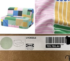 Ikea LYCKSELE Copridivano per Divano Letto, Grindtorp Multicolore 705.786.44 - SCATOLA APERTA