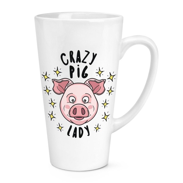VerrüCkte Dose Damen Stars 483Ml Groß Latte Becher Tasse Lustig Spass Tiere Farm-image