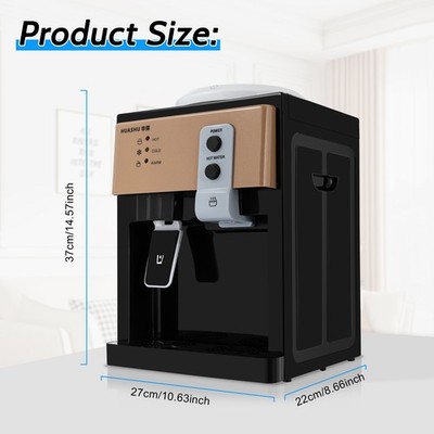 Top Loading Countertop Water Dispenser Hot Cold Water Cooler Drinking MachineUS