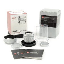 LEICA 50MM F1.2 NOCTILUX-M ASPH SILVER + BOX EXTREMELY RARE 11702 #3210