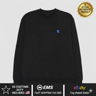 Ader Error Sig; TRS/BL Tag Sweatshirt 01, Black (100% Authentic)