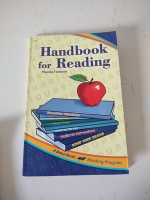 Abeka Handbook for Reading phonics textbook 3rd edition homeschool reader 