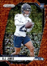 2024 Panini Prizm - Orange Disco Prizm #322 D.J. James