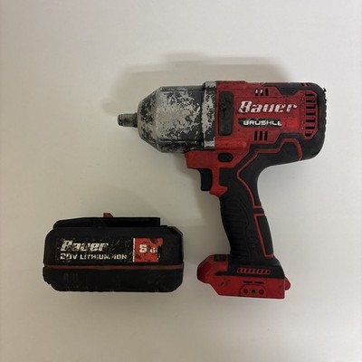Bauer 20V 1/2'' Brushless Cordless High Torque Impact Wrench 2085CR-B 236403