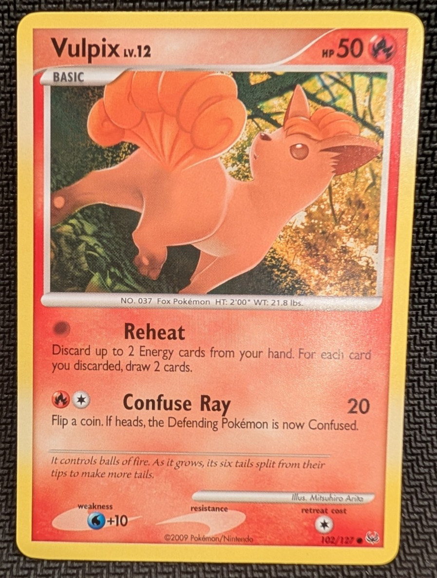 Pokemon - Vulpix 102/127 - 2009 Platinum Base Set - NM