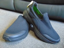 Image of Men's Skechers Go Walk 4 Slip-On Sneaker Style Black Mesh Comfort Shoe Size UK 8