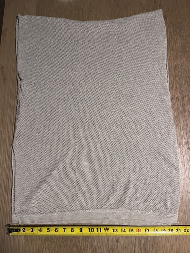 Lot of 2 We are AMMA Cocoon Knit Baby Breastfeed Nursing Cover Honey & Natural