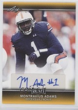 2017 Leaf Draft Auto Gold Montravius Adams #A-MA1 Auto im4