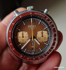 SEIKO BROWN BULLHEAD 6138-0040 ANNO 1977 FEB TUTTO ORIGINALE TESTA -/+10 SPD PRECISIONE
