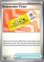 Redeemable Ticket 156/159 Journey Together