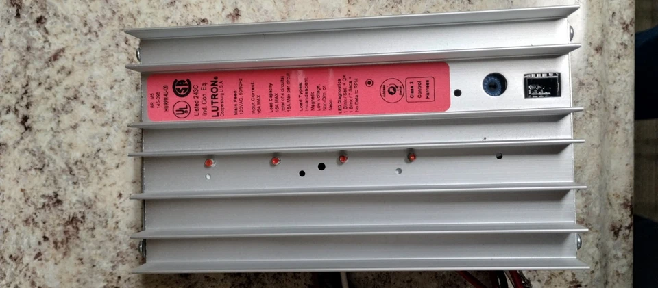 Lutron Homeworks Remote Dimming Module HW-RPM-4U-120 - Image 2 of 4