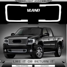 Full Led Projector Headlights For 07-14 Gmc Sierra1500 2500 3500hd Wsequential