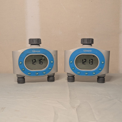 Gilmour Digital Tap/Hose Water Timer 2-Pack 857006-1001 1 Outlet AA Outdoor