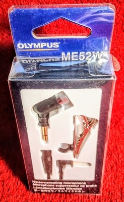 OLYMPUS ME52W Noise Cancelling Unidirectional Mono Microphone Set NIP Sealed