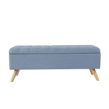 Modern Storage Bench, Blue Large