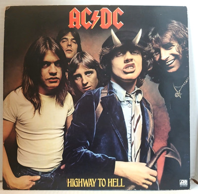 AC/DC ''Highway To Hell'' 1979 LP Record Play Tested Atlantic SD 19244