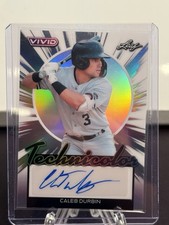 2024 Leaf Vivid- Caleb Durbin (AU) 