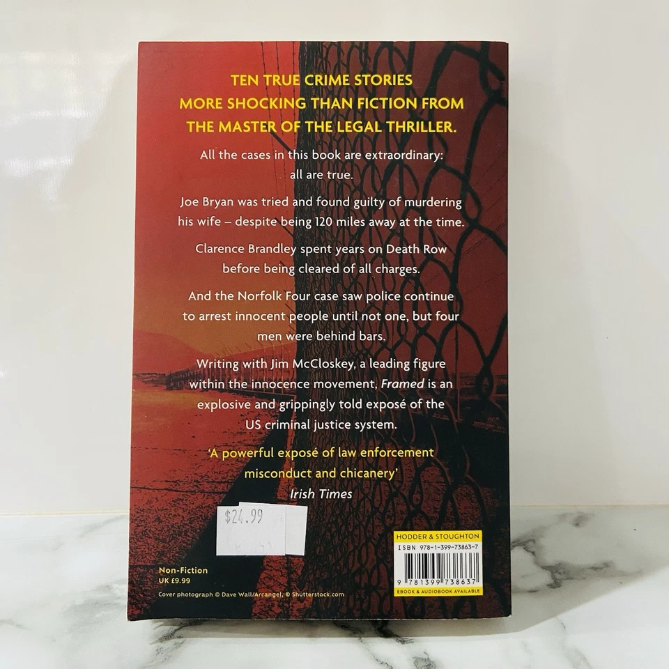 Framed by J Grisham & J McCloskey, 10 True Crime Stories of Wrongful Convictions - Image 2 of 4