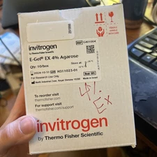 THERMO INVITROGEN E-Gel EX 4% Agarose Gels G401004 2 Boxes 19 Packs Expired