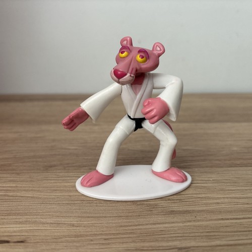 THE PINK PANTHER 9cms Vintage 2001 Actionfigur / Cake Topper sehr guter Zustand