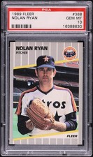 1989 Fleer Nolan Ryan #368 PSA 10 GEM MINT